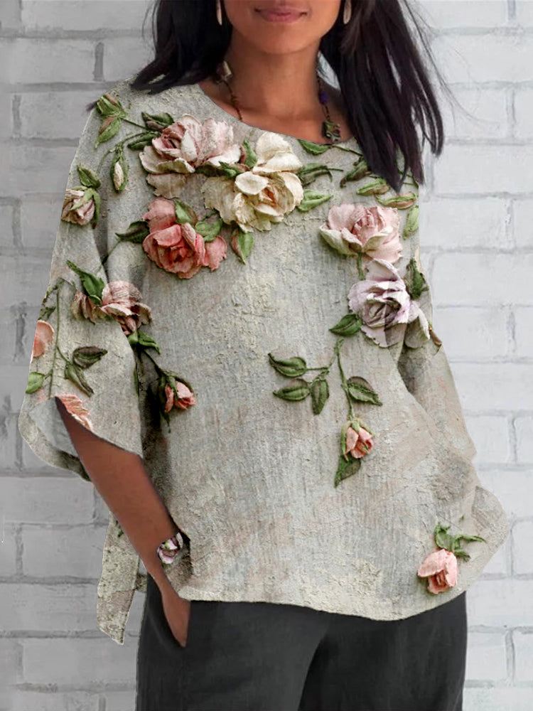 Iverra™ - Haut Floral Imprimé