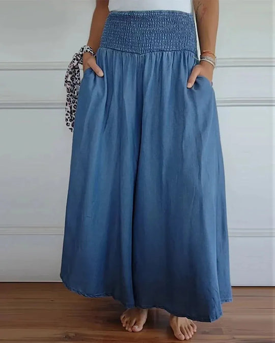 Sylvia™ - Pantalon jupe culotte ultra confortable