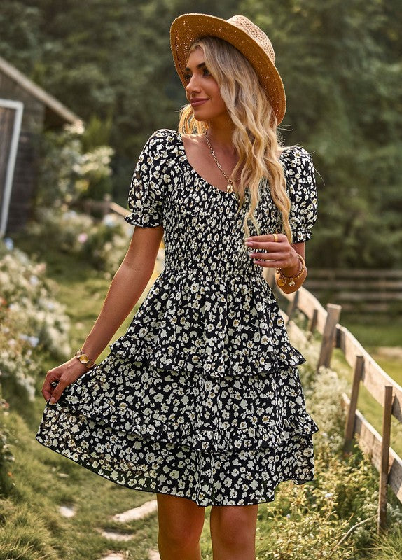Colette™ | Robe à pétales et volants