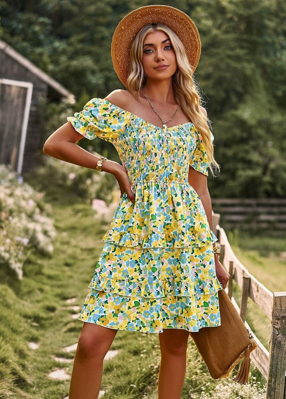 Colette™ | Robe à pétales et volants