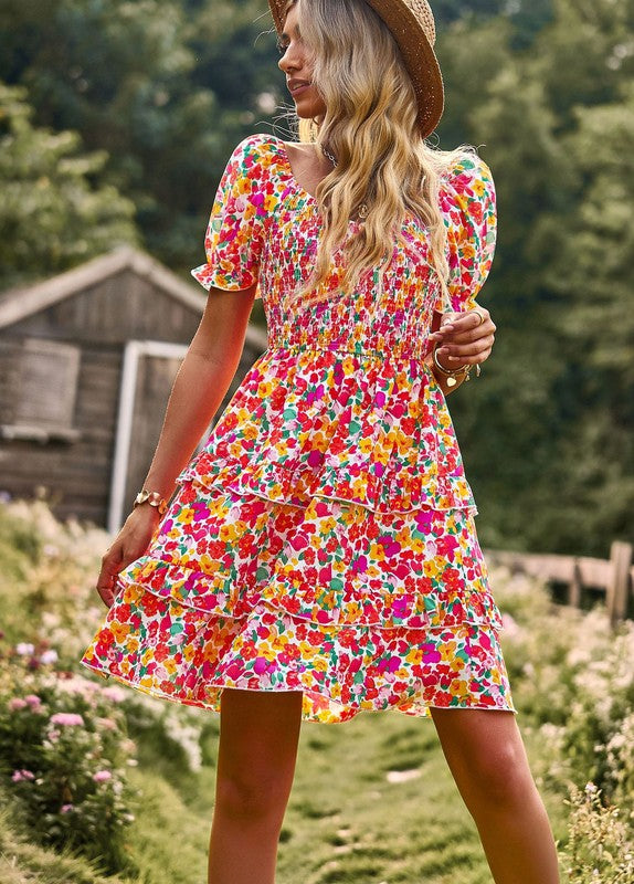 Colette™ | Robe à pétales et volants