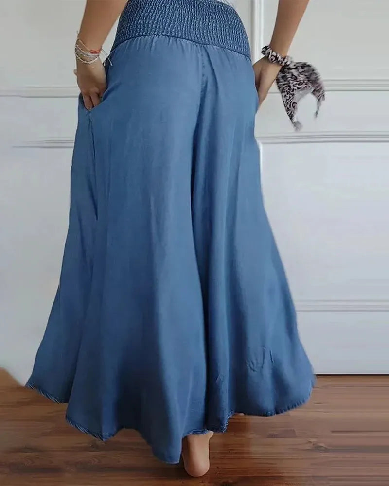 Sylvia™ - Pantalon jupe culotte ultra confortable