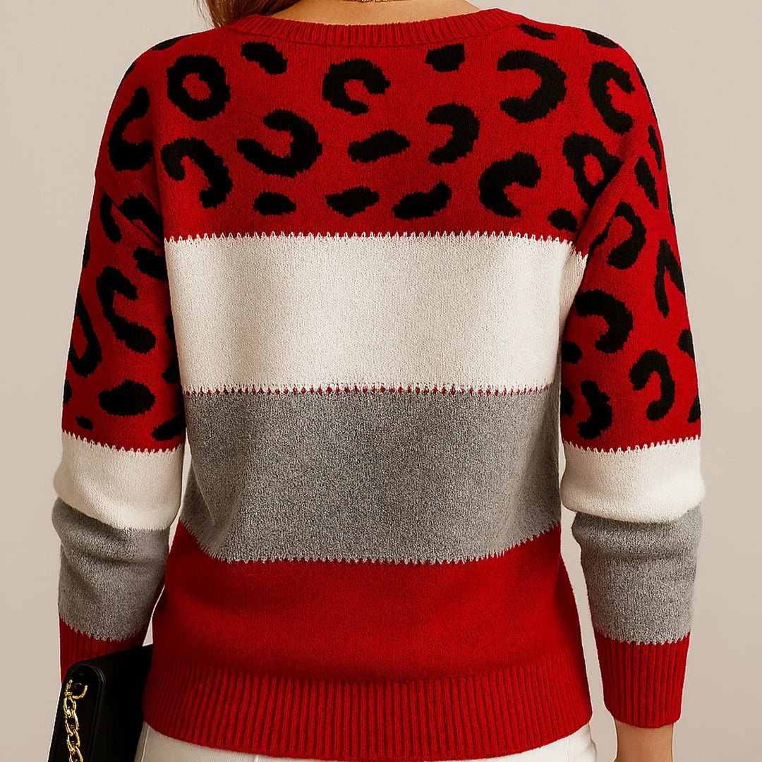 Chloé | Pull décontracté à imprimé léopard