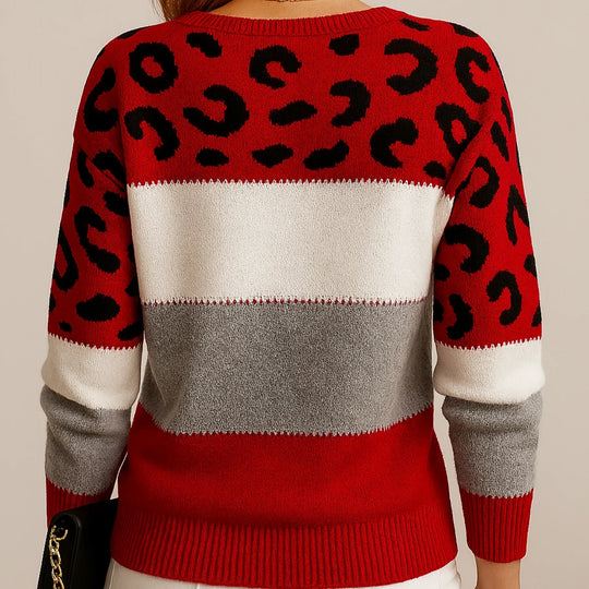 Chloé | Pull décontracté à imprimé léopard