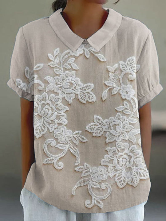 Clarette™ - Chemise Imprimée Vintage