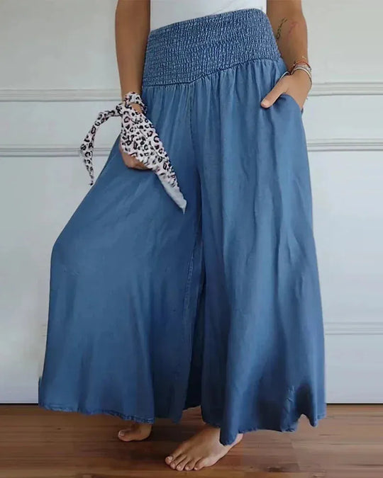 Sylvia™ - Pantalon jupe culotte ultra confortable
