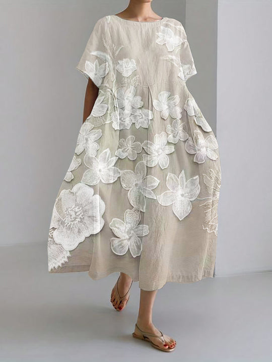 Cirelle™ - Robe Élégante à Imprimé Floral