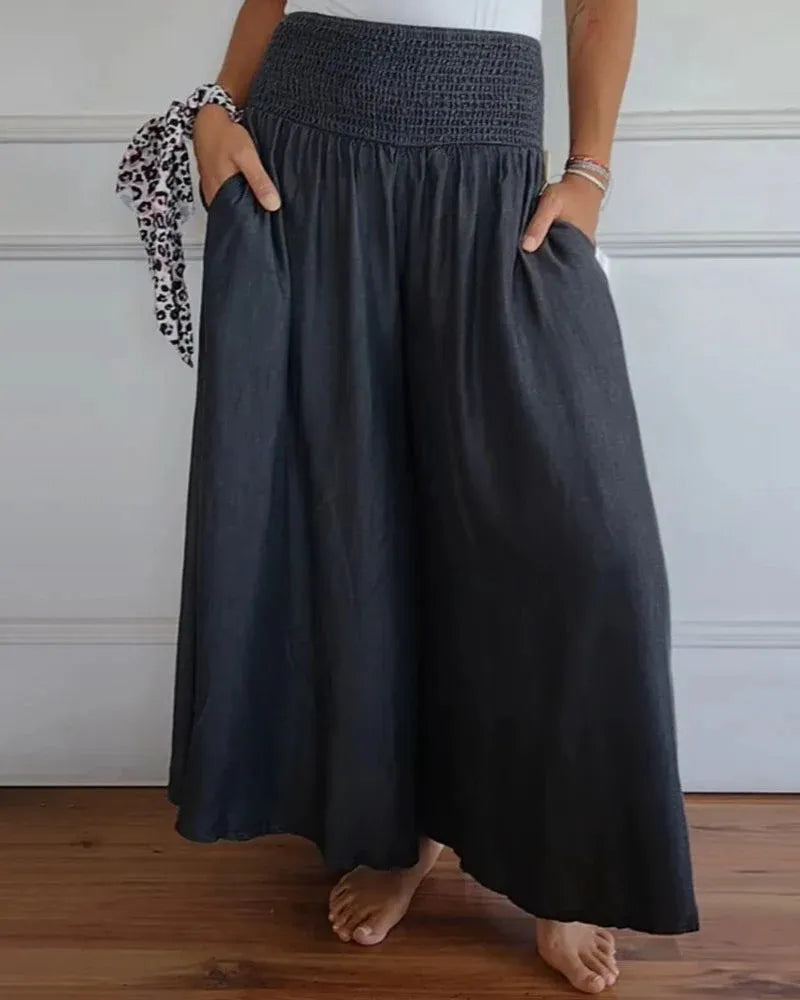 Sylvia™ - Pantalon jupe culotte ultra confortable