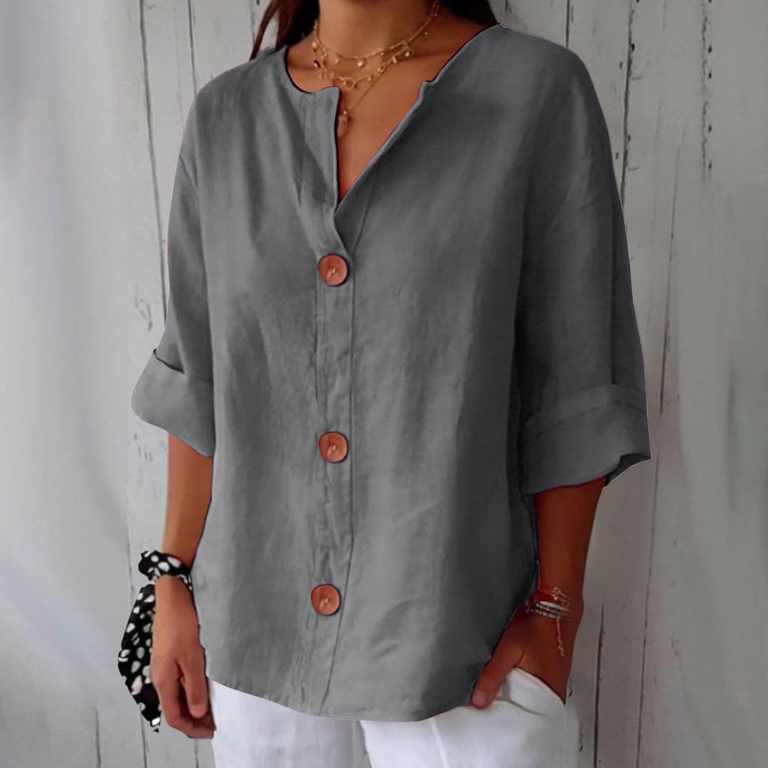 Aiméé - Blouse en Lin Décontractée