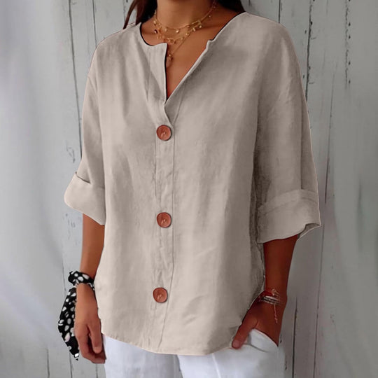 Aiméé - Blouse en Lin Décontractée