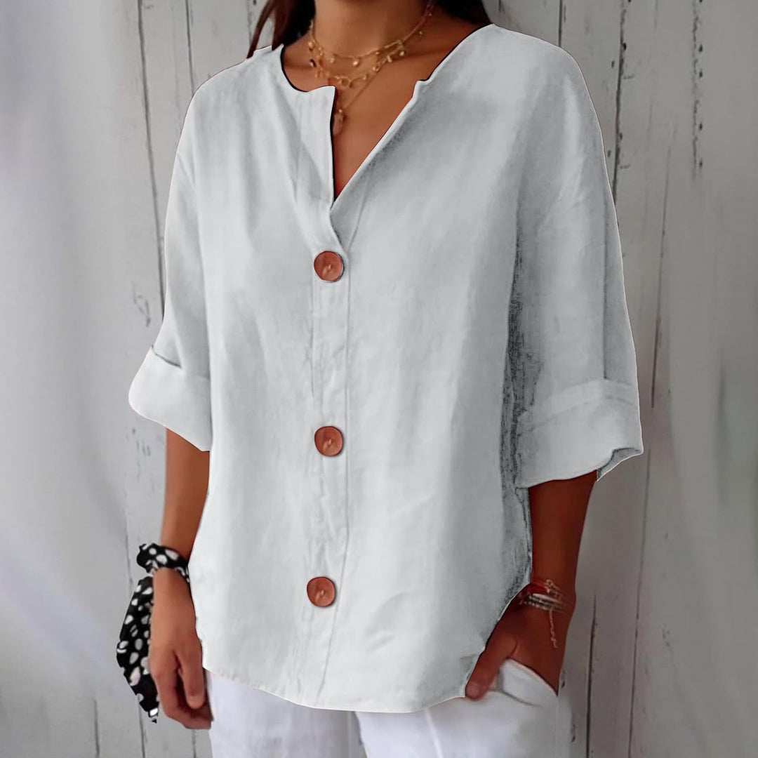 Aiméé - Blouse en Lin Décontractée