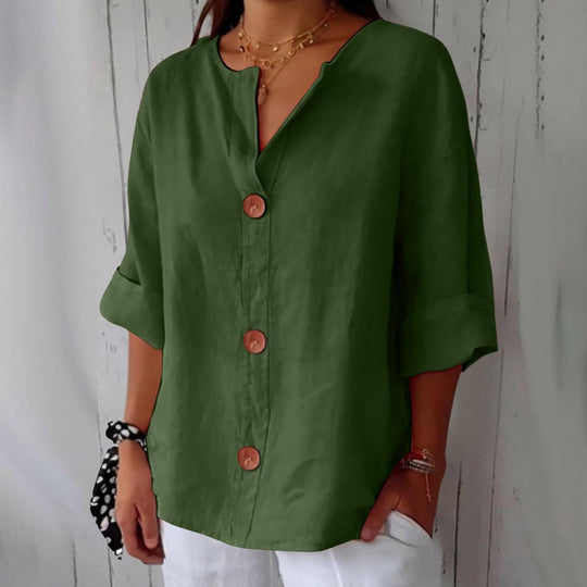 Aiméé - Blouse en Lin Décontractée