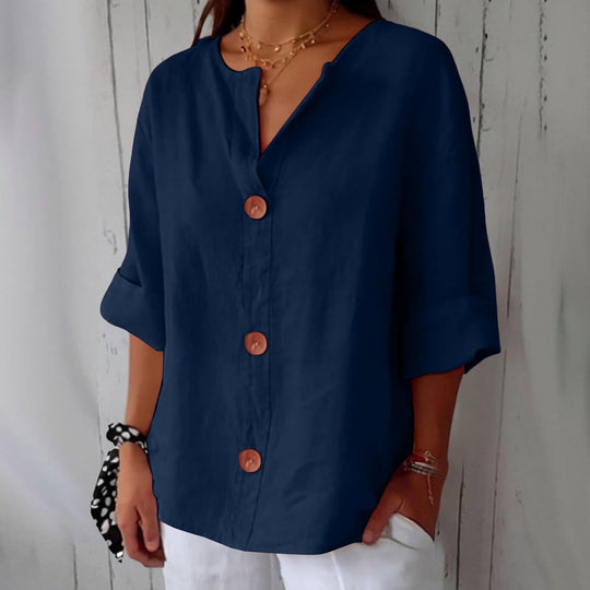 Aiméé - Blouse en Lin Décontractée