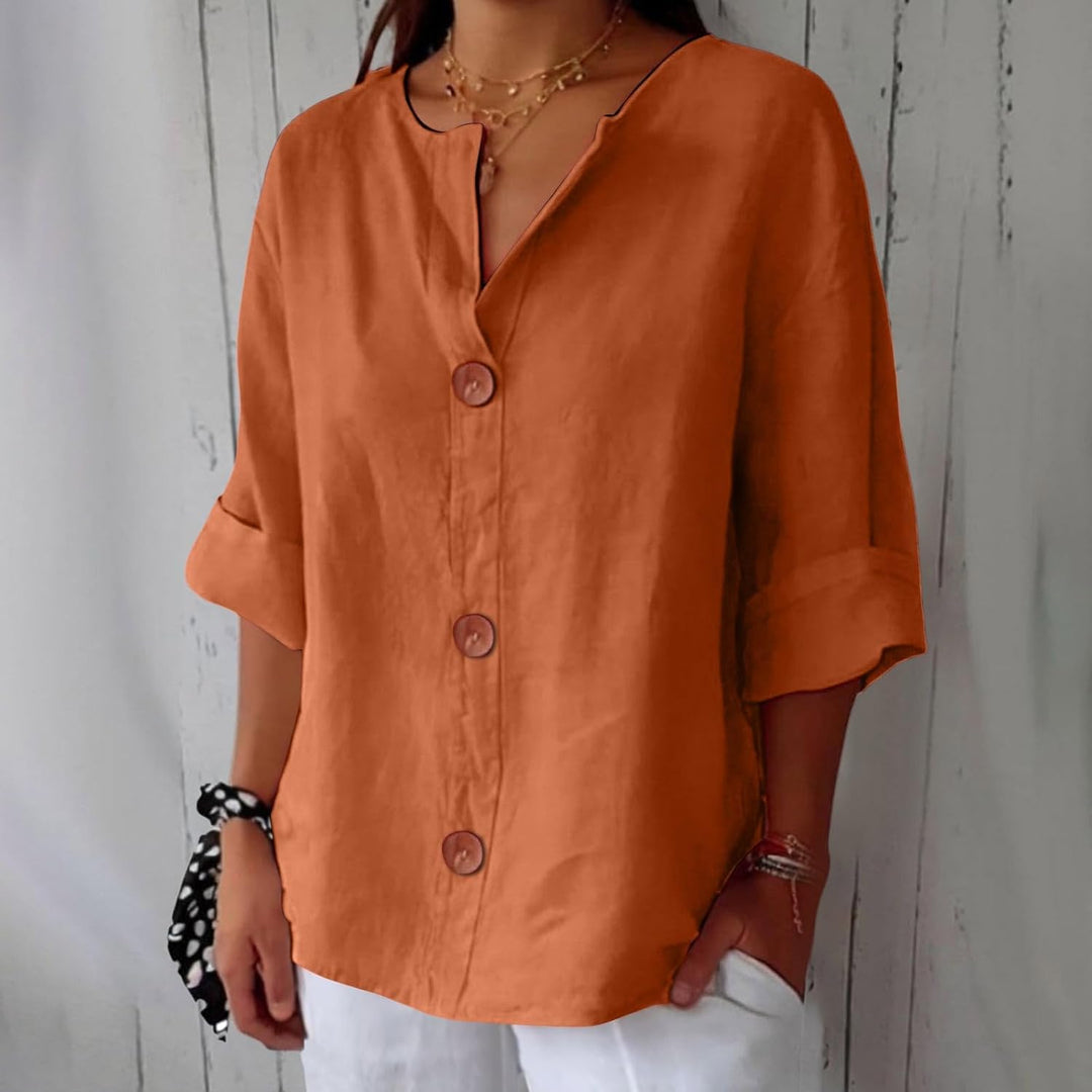 Aiméé - Blouse en Lin Décontractée