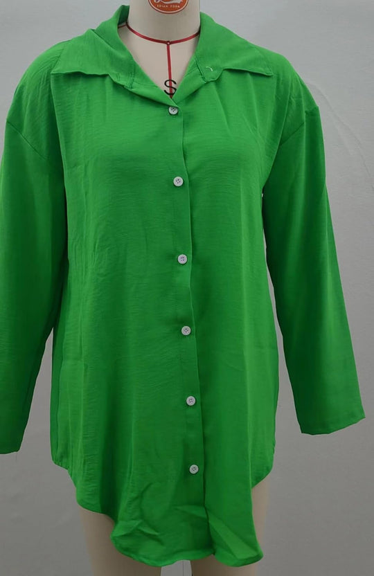 Soraya - Chemise Décontractée à Sequins et Perles