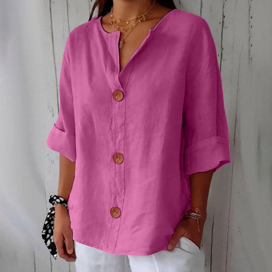 Aiméé - Blouse en Lin Décontractée