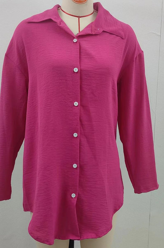 Soraya - Chemise Décontractée à Sequins et Perles