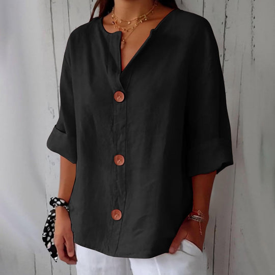 Aiméé - Blouse en Lin Décontractée