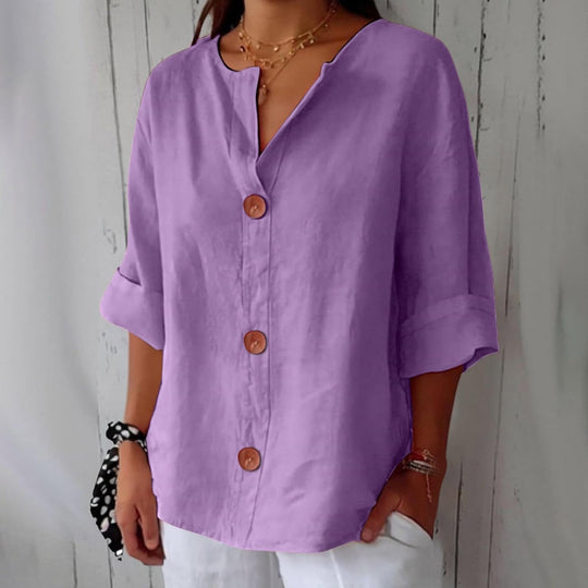 Aiméé - Blouse en Lin Décontractée