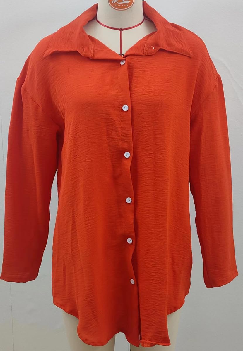 Soraya - Chemise Décontractée à Sequins et Perles
