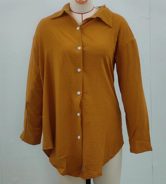 Soraya - Chemise Décontractée à Sequins et Perles