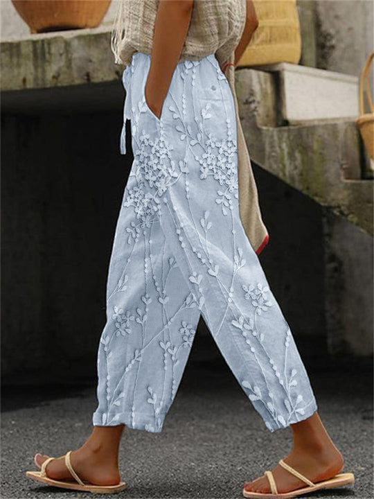 Aviora™ - Pantalon Imprimé Vigne