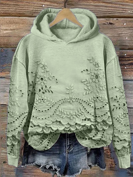 Ravella™ - Sweat à capuche vintage imprimé