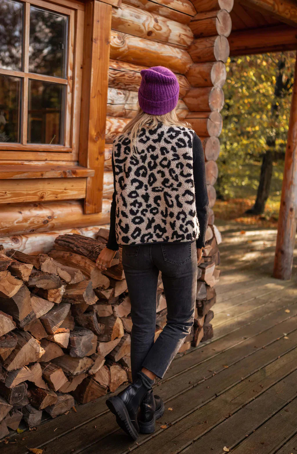 Sophie | Gilet léopard