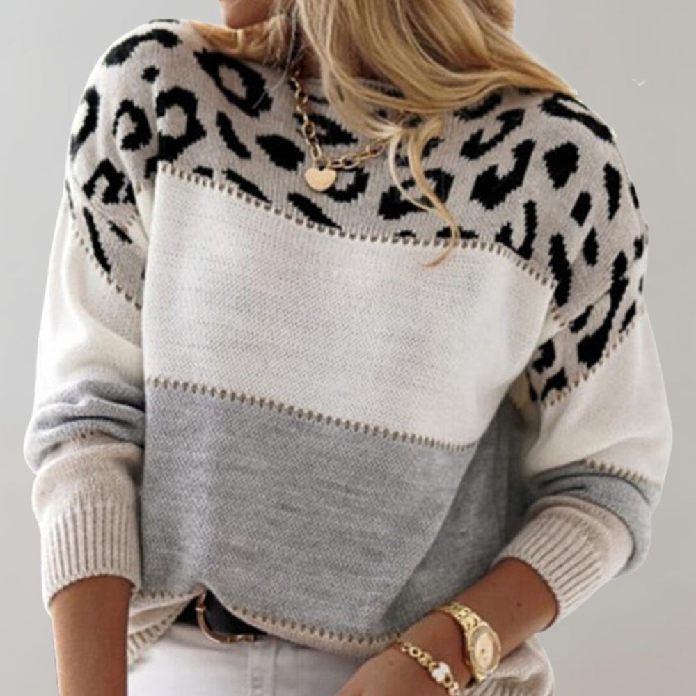 Chloé | Pull décontracté à imprimé léopard