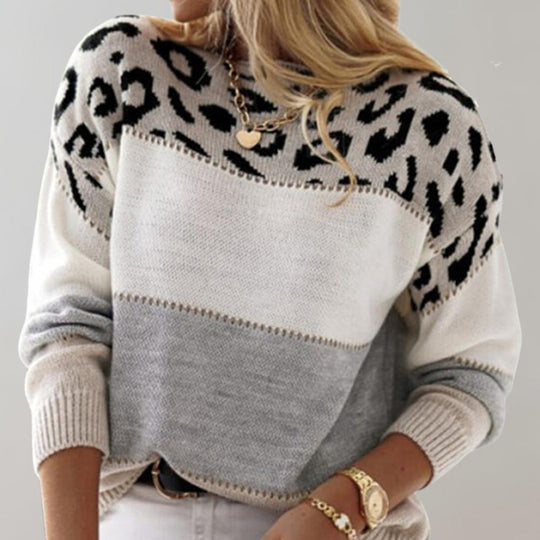Chloé | Pull décontracté à imprimé léopard