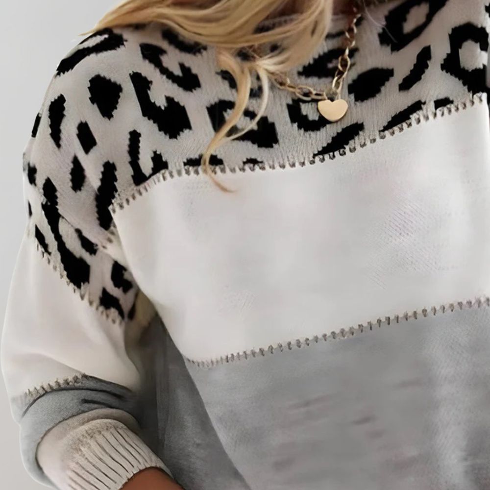 Chloé | Pull décontracté à imprimé léopard