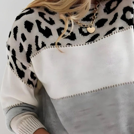 Chloé | Pull décontracté à imprimé léopard