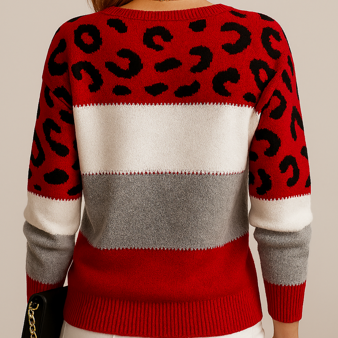Chloé | Pull décontracté à imprimé léopard