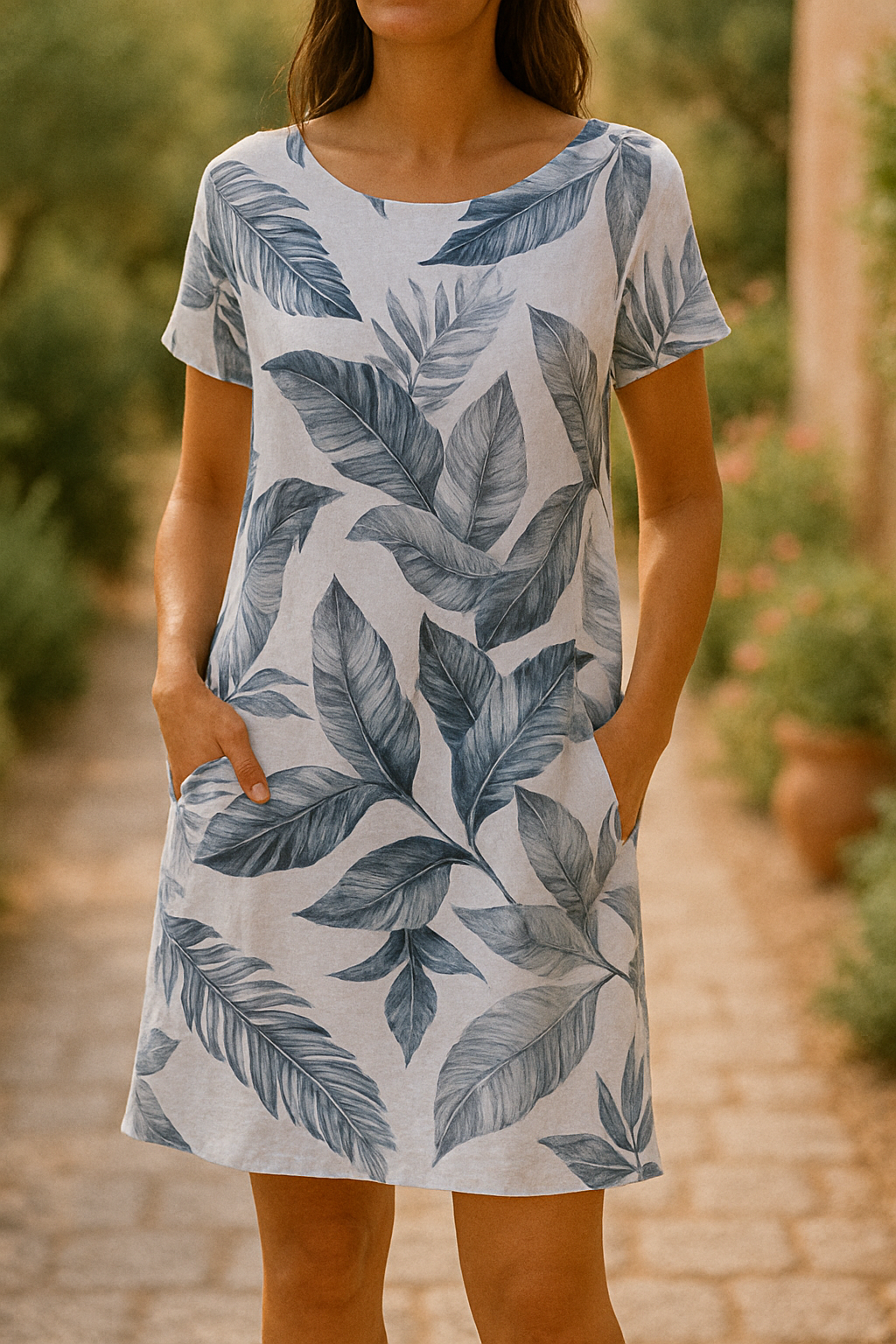 Jasmin™ | Robe Élégante en Lin
