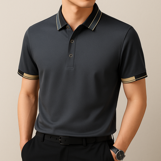 Didier™ | Polo avec finitions contrastantes