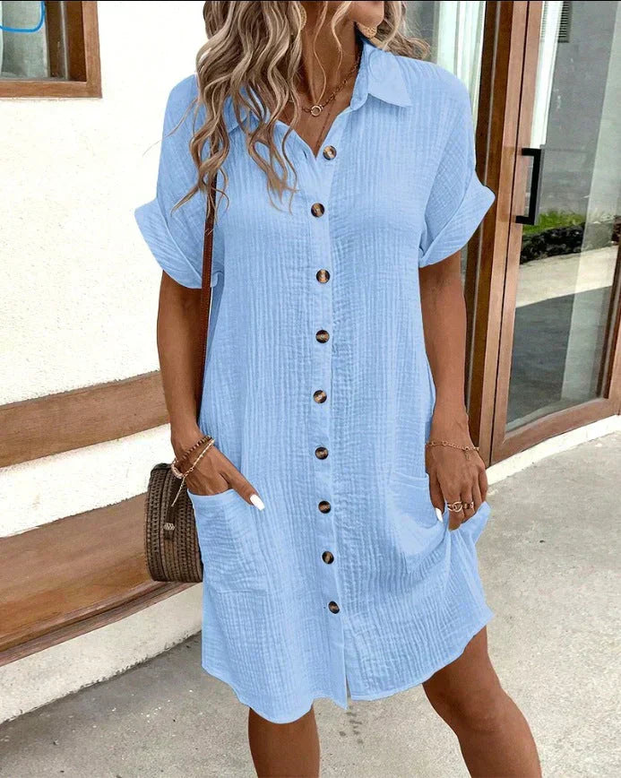 Celest Élégante Robe Polo
