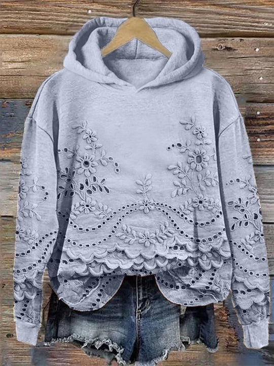 Ravella™ - Sweat à capuche vintage imprimé