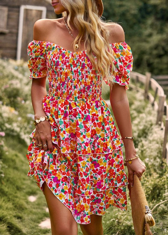 Colette™ | Robe à pétales et volants