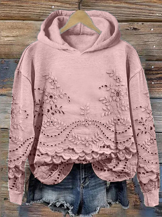 Ravella™ - Sweat à capuche vintage imprimé