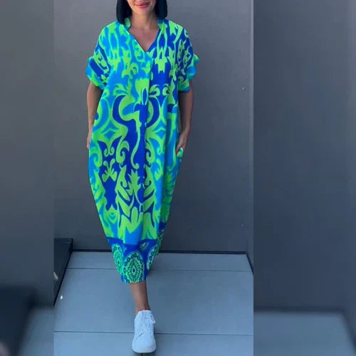 Elena™ – Robe Fleurie Élégante