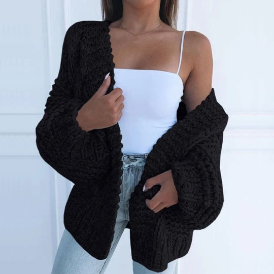 ÉMILIE | GILET DÉCONTRACTÉ EN GROSSE MAILLE